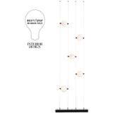 Abacus Floor Lamp by Hubbardton Forge, Color: Cool Grey - Foscarini, Opal-Slamp, Finish: Mahogany-Hubbardton Forge, Bronze, Dark Smoke-Hubbardton Forge, Burnished Steel-Hubbardton Forge, Black, Natural Iron-Hubbardton Forge, Gold, Vintage Platinum-Hubbardton Forge, Soft Gold-Hubbardton Forge, Sterling-Hubbardton Forge, | Casa Di Luce Lighting