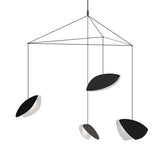 Black Papillons 4 Light Suspension by Sonneman