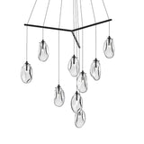 Liquid Chandelier by Sonneman, Color: White, Clear, Smokey, Number of Lights: 3, 6, 9, | Casa Di Luce Lighting