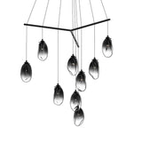 Liquid Chandelier by Sonneman, Color: White, Clear, Smokey, Number of Lights: 3, 6, 9, | Casa Di Luce Lighting