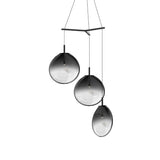Cantina 3 Light Tri-Spreader LED Pendant by Sonneman, Color: Smokey, Size: Large, | Casa Di Luce Lighting