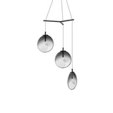 Cantina 3 Light Tri-Spreader LED Pendant by Sonneman, Color: Clear, White, Smokey, Size: Small, Medium, Large, | Casa Di Luce Lighting