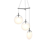 Cantina 3 Light Tri-Spreader LED Pendant by Sonneman, Color: Clear, White, Smokey, Size: Small, Medium, Large, | Casa Di Luce Lighting