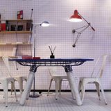 Copper Plated and Glossy Red Diana Wall Lamp by Delightfull