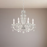 Sterling Chandelier By Schonbek, Size: Small, Finish: Polished Silver