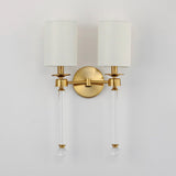 Lucent 2 Light Wall Light By Maxim Lighting, Finish: Heritage