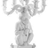 Burlesque Chimp Candle Holder By Seletti, Finish: White