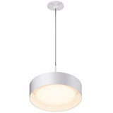 Echo LED Pendant By ET2, Size: Small, Finish: White