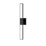 Planed LED Double Sconce By Sonneman Lighting, Size: Small, Finish: Satin Black