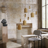 Donna 7 Pendant by Pholc, Finish: Autumn Leaves, Black Ink, Blush, Linen, , | Casa Di Luce Lighting