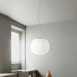 Lita Pendant Light By LucePlan, Finish: Brass, Size: Medium