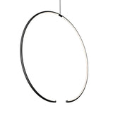 Torc LED Pendant By Sonneman Lighting, Finish: Satin Black