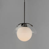 Domain Pendant Light By Studio M, Funish: Black Chrome