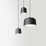 Zile Suspension By LucePlan, Finish: Matt Black