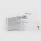 Sumatra Paper Tray By Danese Milano, Color: White