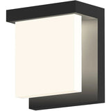 Glass Glow Indoor-Outdoor Sconce By Sonneman Lighting, Finish: Satin Black