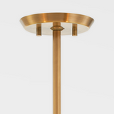 Sacramento Chandelier By Troy Lighting, Size: Small, Finish: Patina Brass Soft Sand