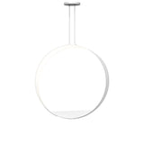 Aureola LED Pendant By Sonneman Lighting, Finish: Satin White