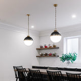 Latham Pendant by Hudson Valley, Finish: Nickel Polished, Distressed Bronze-Hudson Valley, Size: Small, Large, | Casa Di Luce Lighting