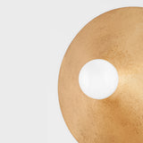 Summit Ceiling Light By Troy Lighting, Size: Small, Finish: Vintage Gold Leaf