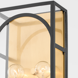 Addison Wall Sconce By Mitzi, Finish: Aged Brass / Textured Black