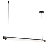 Keel LED Pendant By Sonneman Lighting, Size: Medium, Finish: Satin Black