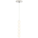 Orbet Pendant By Tech Lighting, Finish: Polished Nickel, Number of Lights: 5 Light