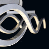 Silver Sly 4 Light LED Pendant by Eurofase