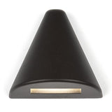 3021 Triangle Deck & Patio Light by W.A.C. Lighting, Finish: Black on Aluminum, Color Temperature: 3000K, | Casa Di Luce Lighting