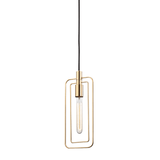 Masonville Rectangular Pendant by Hudson Valley, Finish: Brass Aged, Nickel Polished, Old Bronze-Mitzi, , | Casa Di Luce Lighting