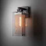 Polaris Outdoor Sconce on wall