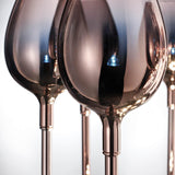 Iron Grey-Shiny Pink Gold Coating Rose 3050/8 Suspension by Italamp