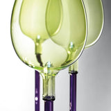 Iron Grey-Dark Violet-Light Green Rose 3050/8 Suspension by Italamp