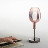 Shiny Pink Gold Coating Rose LED Table Lamp by Italamp