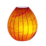 Loft Squamato Table Lamp by Murano Arte, Color: Orange, Red, , | Casa Di Luce Lighting