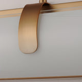 Clutch Vanity Light By ET2, Size: Medium, Finish: Gold