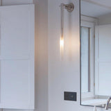 Canna Nuda Glass Wall-Ceiling Light by Nemo, Finish: Nickel Satin, Burnished Gold, Size: Small, Large, | Casa Di Luce Lighting