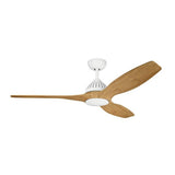Jace Ceiling Fan by Kichler, Finish: Satin Black-Kichler, White, White-Kichler, Walnut, , | Casa Di Luce Lighting