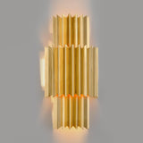 Moxy Wall Sconce by Corbett, Finish: Gold Leaf, Silver Leaf, Gesso White-Troy Lighting, , | Casa Di Luce Lighting