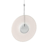 Meclisse Pendant by Sonneman, Color: Clear, Etched, Finish: Polish Chrome, Black, | Casa Di Luce Lighting