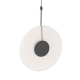 Meclisse Pendant by Sonneman, Color: Clear, Etched, Finish: Polish Chrome, Black, | Casa Di Luce Lighting