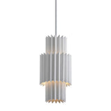Moxy Pendant by Corbett, Finish: Gold Leaf, Silver Leaf, Gesso White-Troy Lighting, , | Casa Di Luce Lighting