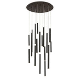 Black Santana 18 Light LED Chandelier by Eurofase