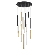 Multi Colors Santana 18 Light LED Chandelier by Eurofase