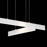 White Rogers Up and Down LED Pendant Light by Eurofase