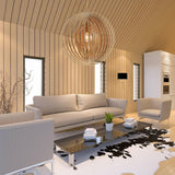 Abruzzo Pendant Light by Eurofase, Color: Wood, Weathered Grey, Size: Small, Medium, Large, | Casa Di Luce Lighting