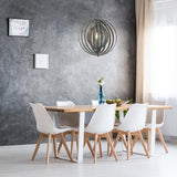 Abruzzo Pendant Light by Eurofase, Color: Wood, Weathered Grey, Size: Small, Medium, Large, | Casa Di Luce Lighting