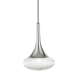 Bella Oval Pendant by Mitzi, Finish: Nickel Polished, Size: Small, | Casa Di Luce Lighting