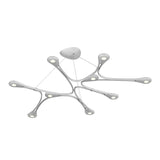 Abstraction Chandelier by Sonneman, Finish: Aluminum, Size: Medium, | Casa Di Luce Lighting