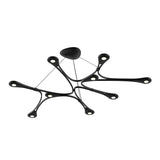 Abstraction Chandelier by Sonneman, Finish: Aluminum, Black, White, Size: Medium, Large, | Casa Di Luce Lighting